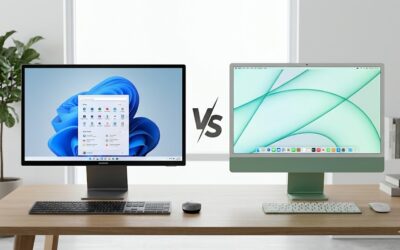 삼성 올인원 애플 아이맥 데스크테리어